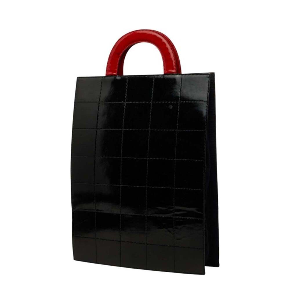 CHANEL Black Leather Tote Bag - Picture 2 of 10